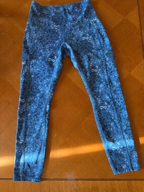 LegEnd blue leopard leggings
